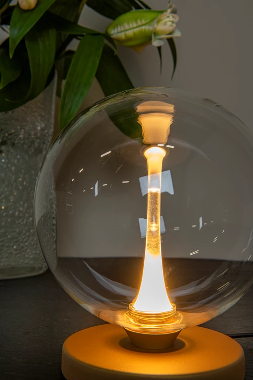 Lucide GISELA - Table lamp - Ø 16 cm - LED Dim. - 1x5W 2700K - Transparant | Premium - atmosphere 2